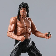 NECA Rambo SDCC 2015 Force Of Freedom Action Figure Doll Handmade Model Toy