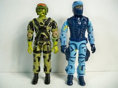 K26i23781 GI JOE 1988 SERIES COMPLETE BUDO MUSKRAT REPEATER HARDBALL SHOCKWAVE
