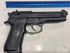 1:1 M92A1 Beretta Model full Metal Toy Gun Huge 92fs pistol collectible 2lbs