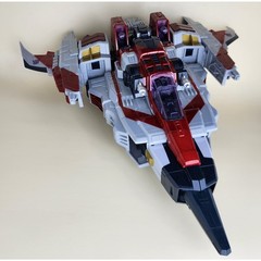TRANSFORMERS Cybertron (Vintage 2005) STARSCREAM Supreme 13.5″ Action Figure