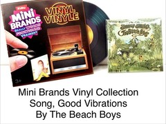 RARE Zuru Mini Brands Vinyl Really Works Good Vibrations By The Beach Boys ￼