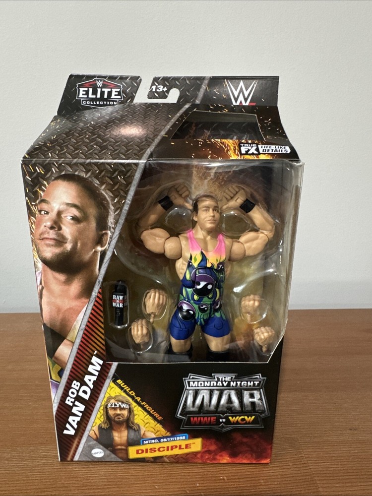WWE ELITE THE MONDAY NIGHT WARS ROB VAN DAM WRESTLING FIGURE MATTEL BRAND NEW