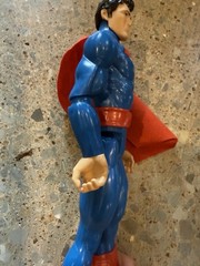 Mattel DC Comics Superman Action Figure w/ Red Cloth Cape, Plastic & Fabric