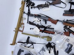 Huge 1/6 Scale Military Weapons Gear Lot Demon, Twizted, Ultimate Solder & More