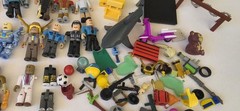 Roblox Huge Lot Of Mixed Roblox Action Figures Parts And Accessories