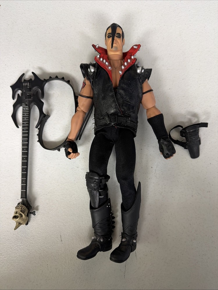 Misfits Jerry 12” 1999 Action Punk Music Action Figure doll toy With Guitar