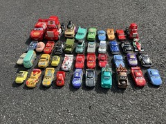 40 Loose Disney Pixar Cars Mostly Diecast Figures 1:55 Mater Sally Racecar Used