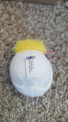 Vintage 3″ Mini Pocket Popple 1986 Mattel White Plush Figure Popples Puffball
