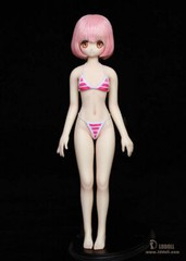 1/6 LDDOLL Female Seamless Silicone Body Pale Figure W/Details F OB AZ CG Head