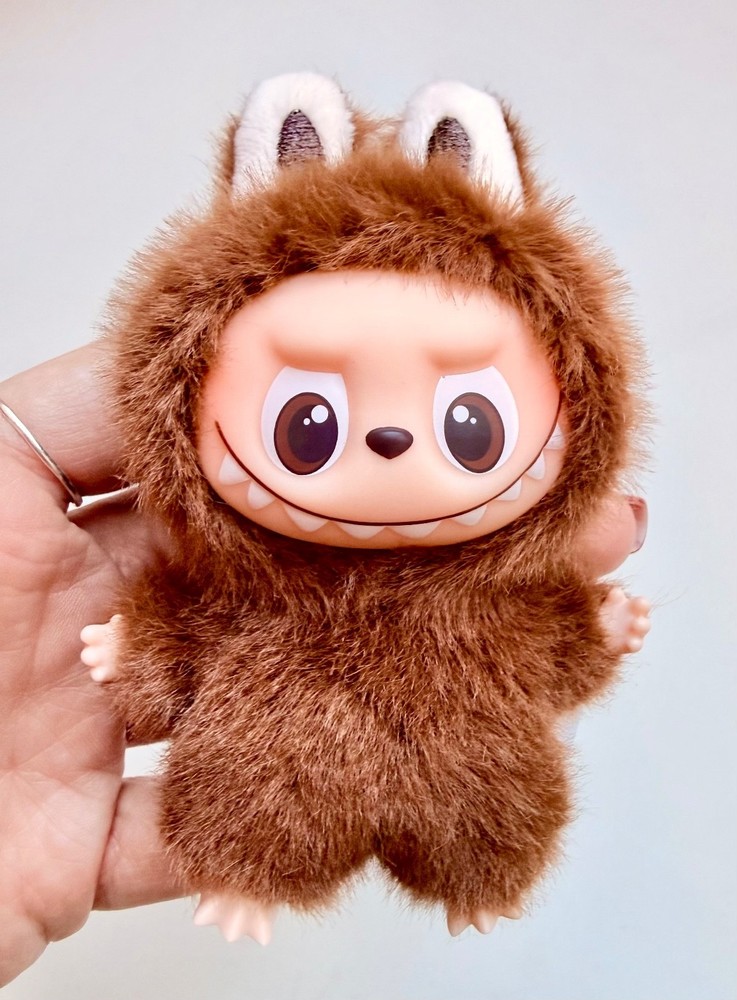 LABUBU Plush Mini – Pin For Love BROWN (L) Authentic POP MART The Monsters 🤎