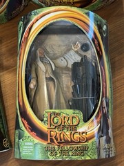 LOTR Fellowship: Set of 10 Action Figures (13 characters), Sealed/Boxed/Unopened