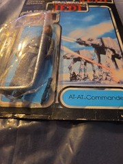 Vintage Star Wars Tri Logo ROTJ AT-AT Commander MOC Not Mint