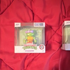 Teenage Mutant Ninja Turtle Jada Nano Metalfigs–Complete Set of 4 TMNT Die‑Cast