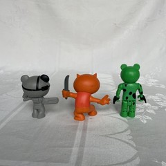 Roblox PIGGY Figures Series 1 Lot of 3 Foxy Robby Dinopiggy PhatMojo