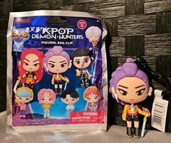 Official Netflix K-POP Demon Hunters ~ Figural Bag Clip ~ Rumi ~ NEW Opened Pkg