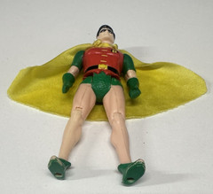 Robin Super Powers Action Figure RARE 1984 DC comics Nice Cape Action Works!