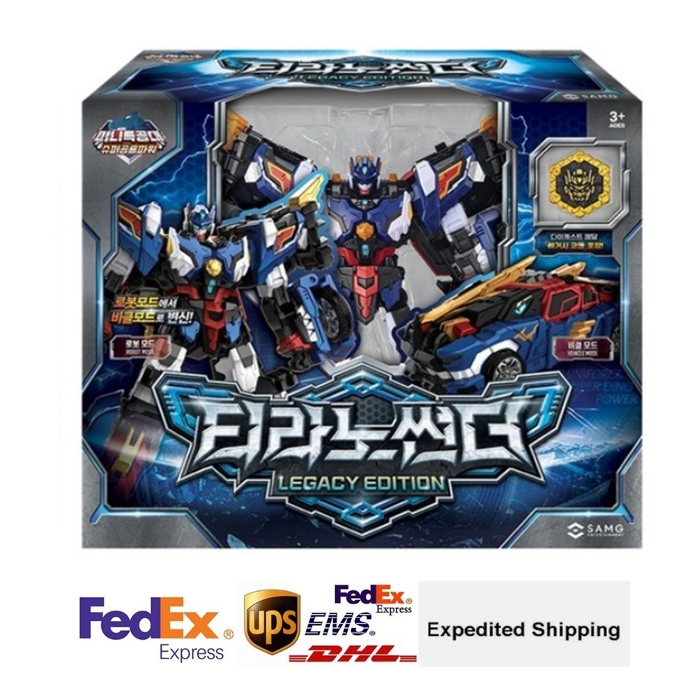 Miniforce Super Dino Power TYRANNO THUNDER Legacy Edition Transformer Robot Toys