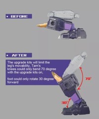 ABS Casting Replacement Head Upgrade Kit For Kingdom Rodimus Prime-ACHAI STUDIO
