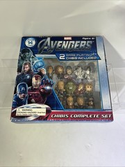Marvel Avengers Chibis Complete Set Figures (2012) – Bulls i Toy – Sealed #ML