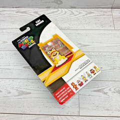 Jakks Pacific Super Mario Bros Movie Cat Mario 1.25 in Mini Figure with Block