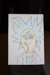 Rick and Morty Original Drawings – Adult Swim Dan Harmon SDCC Prismacolor Copic