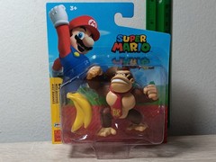 *FREE SHIP* 2.5″ DONKEY KONG + BANANAS Super Mario World of Nintendo Jakks