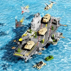 Ultimate Naval Defense Command Center – Aircraft Carrier & Vehicle Playset