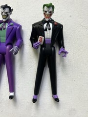 Vintage JLU Justice League Unlimited Joker Action Figures Purple Black Suits