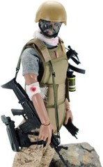 1/6 Special Force Wounded Soldier Action Figure Army Action Figures Playset Toys