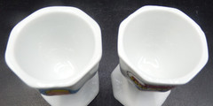 2 VTG Eggcups Thomas the Train & Andy Pandy EXC!!