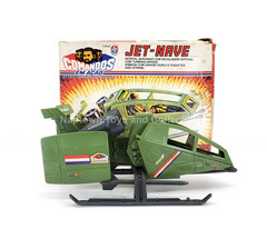 GI JOE COMANDOS EM ACAO JET-NAVE (SKY HAWK) 100% COMPLETE w/BOX BRAZIL ESTRELA