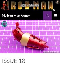 Fanhome Marvel Iron Man Model Kit Issue #18 Left Forearm Part 2 Deagostini