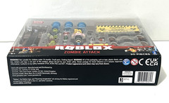 ROBLOX ZOMBIE ATTACK PLAY SET 20 PCS 4 FIGURES + EXCLUSIVE VIRTUAL ITEM JAZWARES