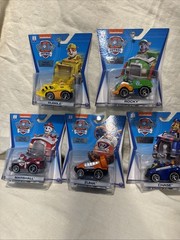 New Paw Patrol True Metal Classic Set 5 Chase Marshall Rubble Rocky Zuma