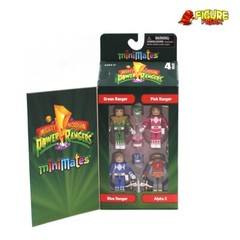Power Rangers Minimates Series 1 Box Set (Green, Pink, Blue, Alpha 5)