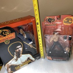 Vtg 2000s Bruce Lee Figure Lot Enter The Dragon Martial Arts Collectibles- New