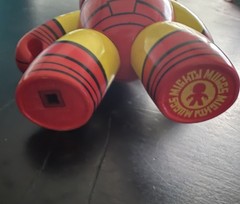 Mighty Munny Iron Man Marvel Plastic Figure Red/Yellow/Black Comic Heroes