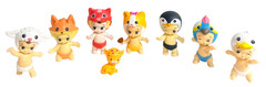 Lot of 8 Twozies Baby Toy Figures Squawky, Tracka, Pastel, Slippa, Sheena, Riley