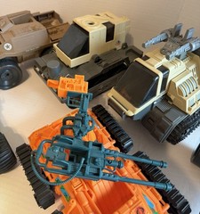 Lot of 10 Vintage 80s/90s GI Joe Vehicles & Parts Incomplete As Is