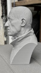 Breaking Bad Mike Ehrmantraut Bust Statue 3D Printed