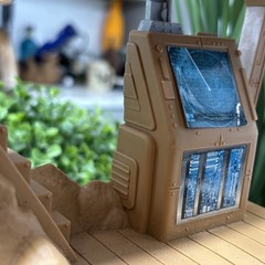 Animal Planet of the Apes Electronic Dino Playset Cave Lab Crane Base No Dino