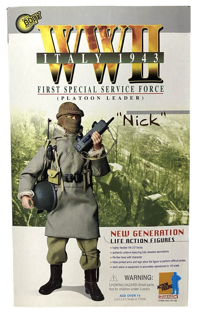 Dragon WWII Italy 1943 First Special Service Force Platoon Leader Nick NEW 2002