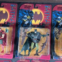 (6) SPECIAL LEGENDS OF BATMAN ACTION FIGURE COMPLETE SET SAMURAI RIDDLER ROBIN