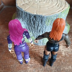 2 WWE DIVA ACTION FIGURES SASHA BANKS/ BECKY LYNCH