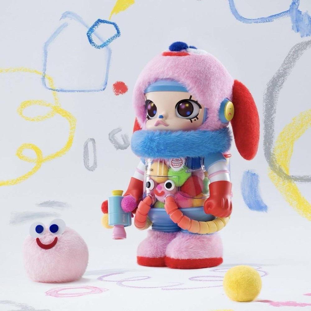 Authentic Mega Space Molly 400% Jon Burgerman – On Hand
