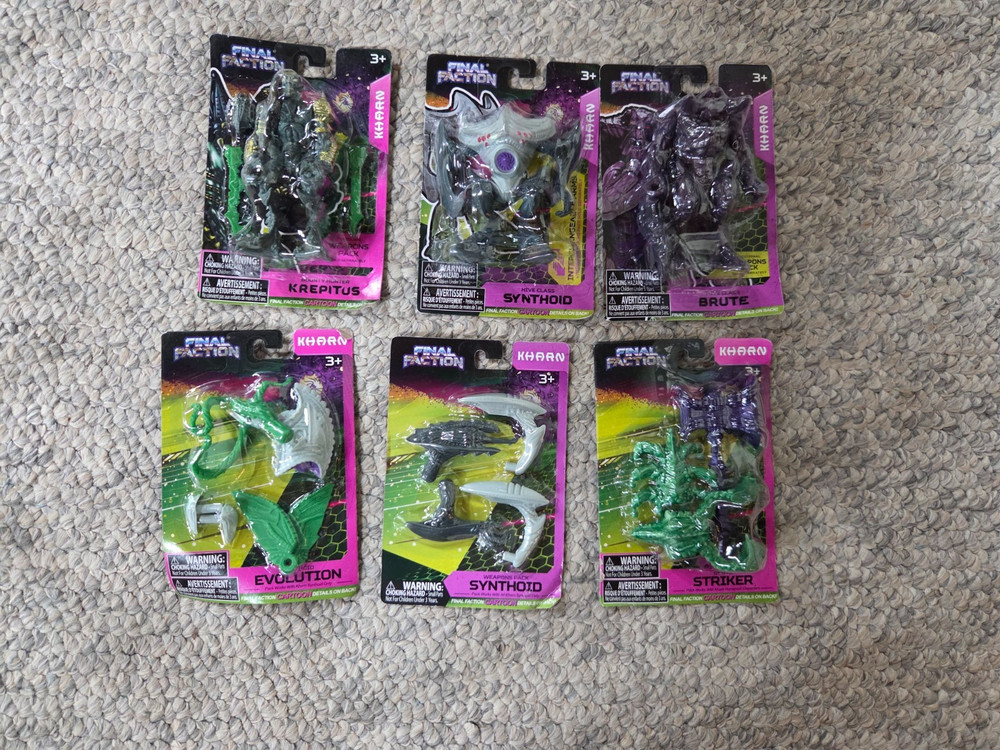 Final Faction Kharn Lot of 6 Kreptus Brute Striker Synthoid Evolution Sealed