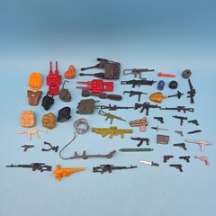 Vintage 80’s 90’s GI Joe Cobra Accessories Weapons Backpack Parts Lot #1