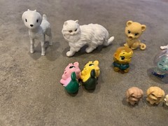 Lot of 18 Small Dogs Cats Chicks And Other Animals