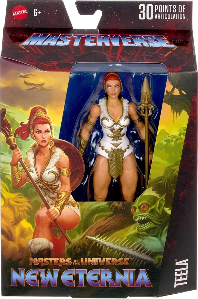 Masters Of The Universe Masterverse New Eternia Teela Figure Mattel USED JC