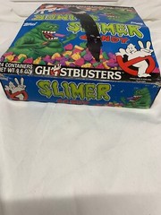 TOPPS GHOSTBUSTERS SLIMER 1989 HEAD BUST CANDY BOX CONTAINERS DISPENSER 20 PIECE